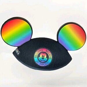 Disney Parks Pride Collection Mickey Mouse Ear Hat Adult NWT​